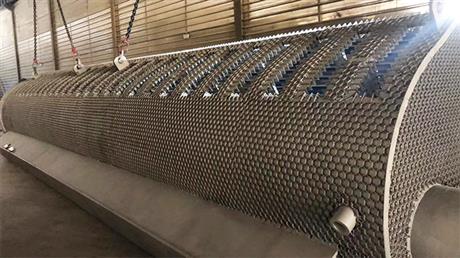 分布器-噴砂除銹加工后